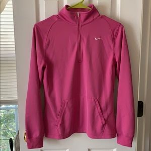 Nike performance half zip running top